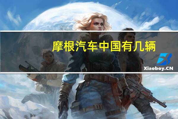 摩根汽车中国有几辆