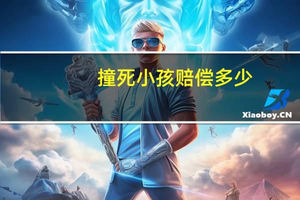 撞死小孩赔偿多少