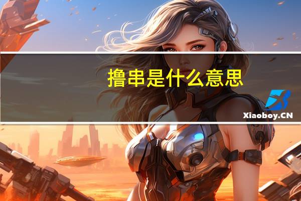撸串是什么意思