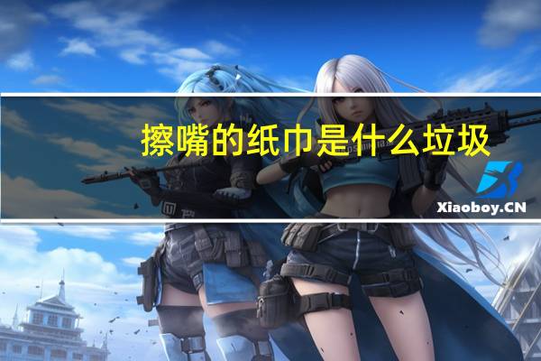 擦嘴的纸巾是什么垃圾