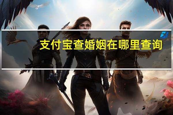 支付宝查婚姻在哪里查询