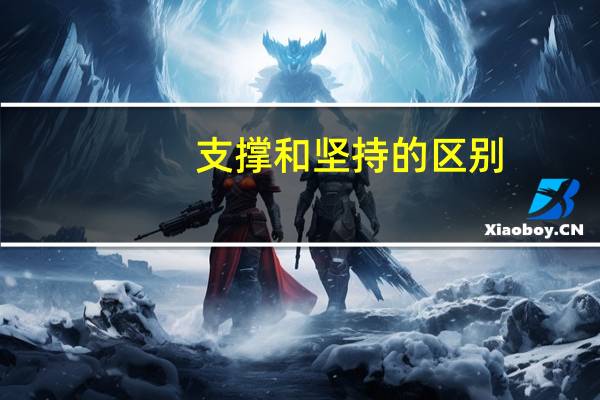 支撑和坚持的区别