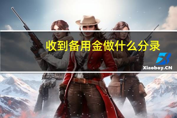 收到备用金做什么分录