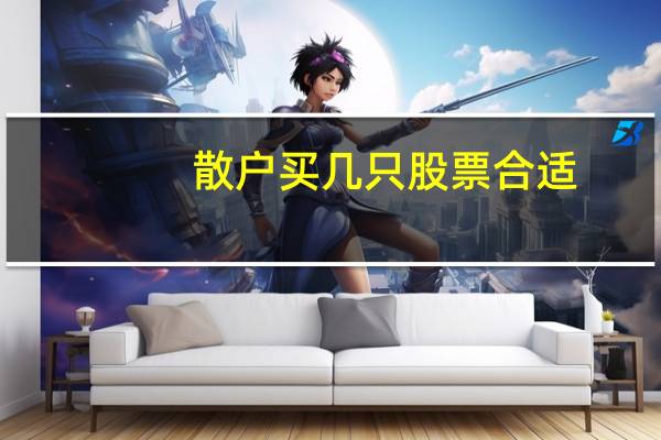 散户买几只股票合适