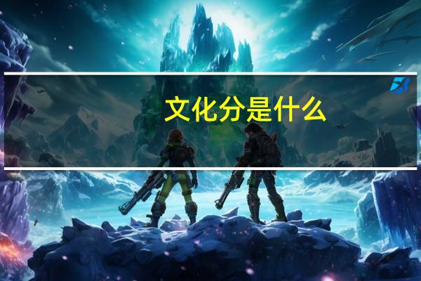 文化分是什么