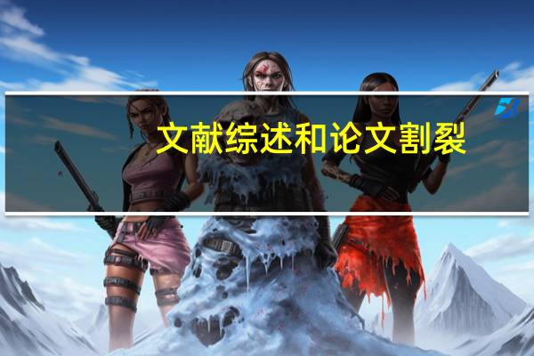 文献综述和论文割裂