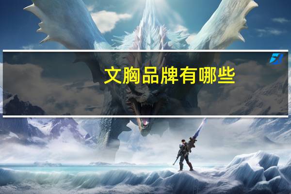 文胸品牌有哪些 啊