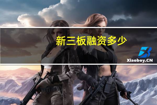 新三板融资多少