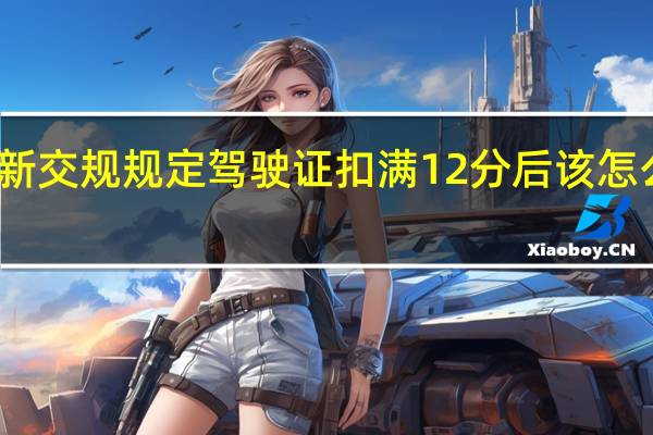 新交规规定驾驶证扣满12分后该怎么处理