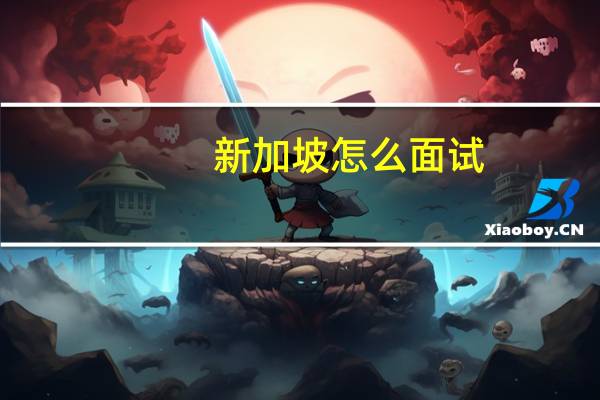 新加坡怎么面试