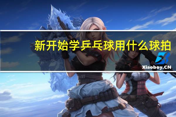 新开始学乒乓球用什么球拍