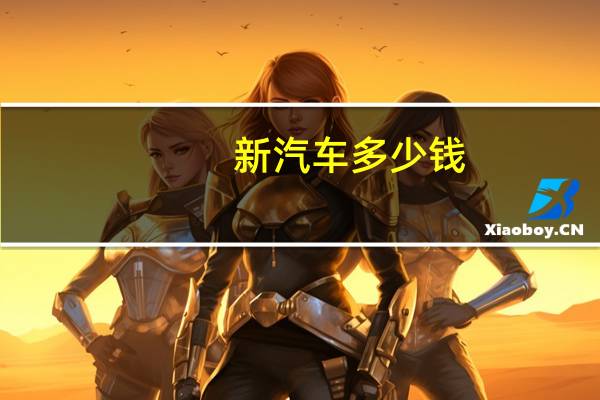 新汽车多少钱