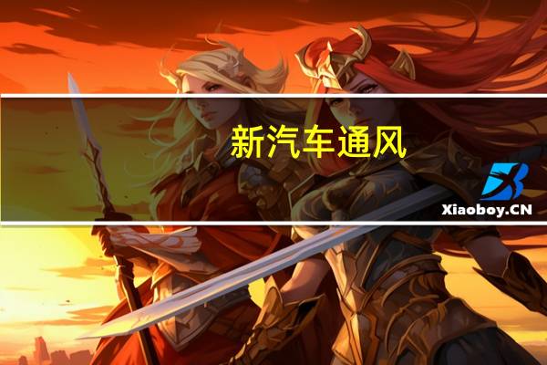 新汽车通风