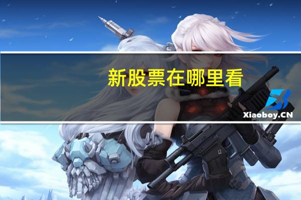 新股票在哪里看