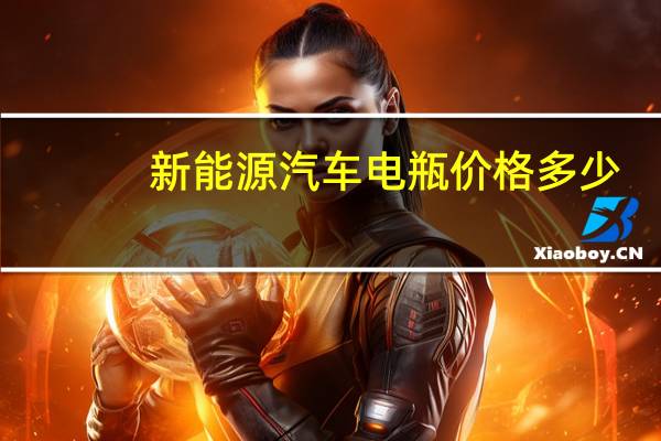 新能源汽车电瓶价格多少