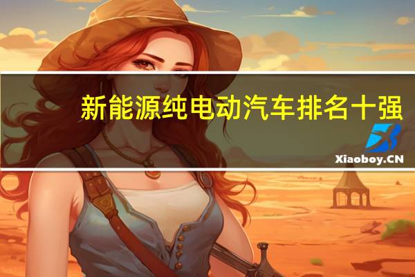 新能源纯电动汽车排名十强