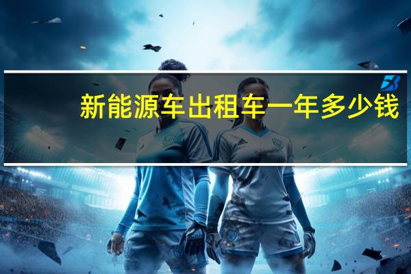 新能源车出租车一年多少钱