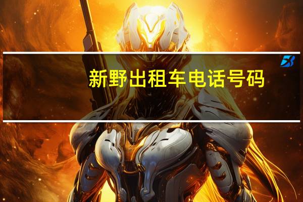 新野出租车电话号码
