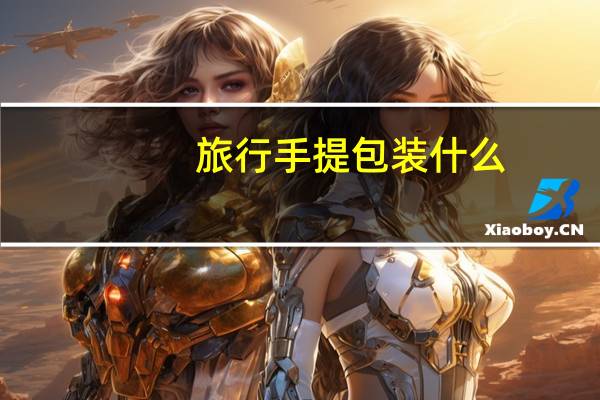 旅行手提包装什么