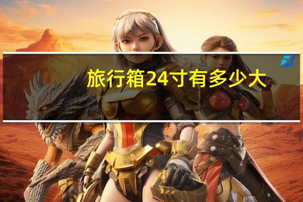 旅行箱24寸有多少大