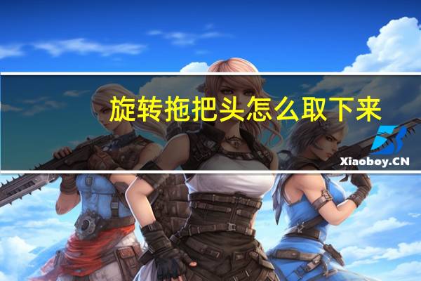 旋转拖把头怎么取下来