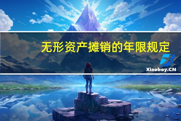 无形资产摊销的年限规定