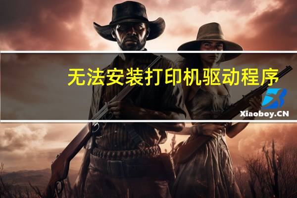 无法安装打印机驱动程序