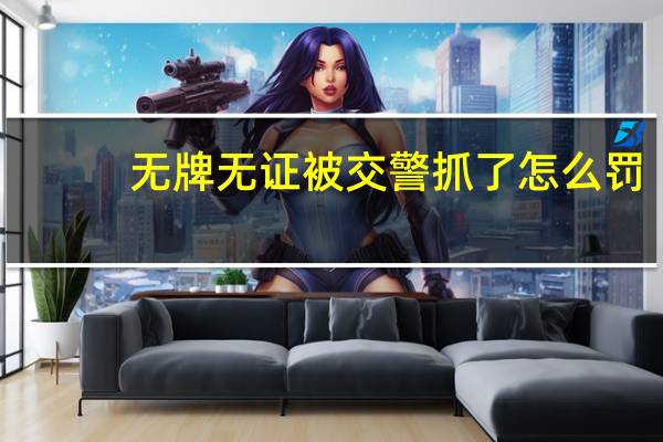 无牌无证被交警抓了怎么罚