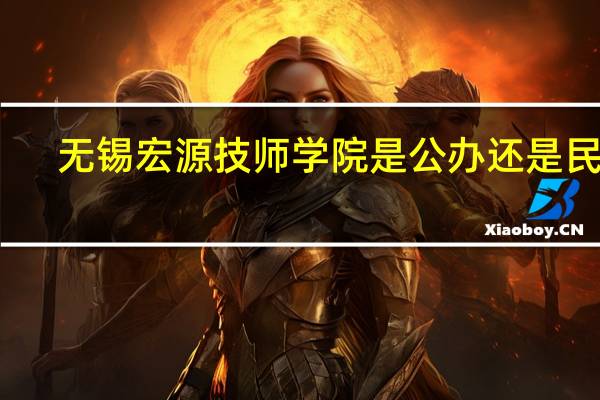无锡宏源技师学院是公办还是民办