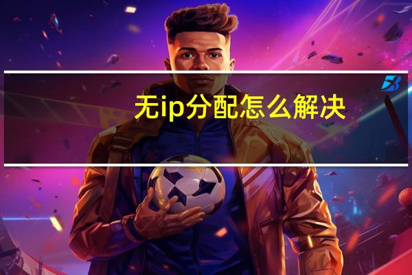 无ip分配怎么解决