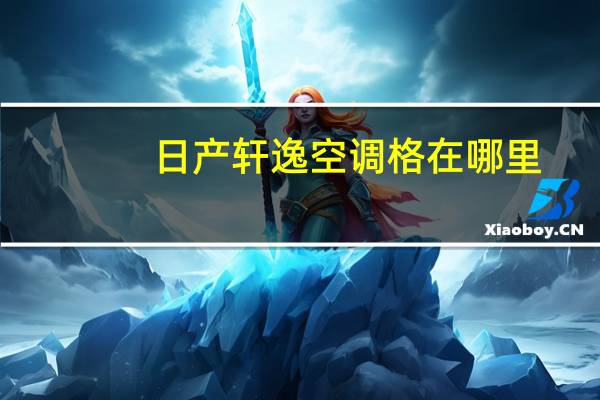 日产轩逸空调格在哪里