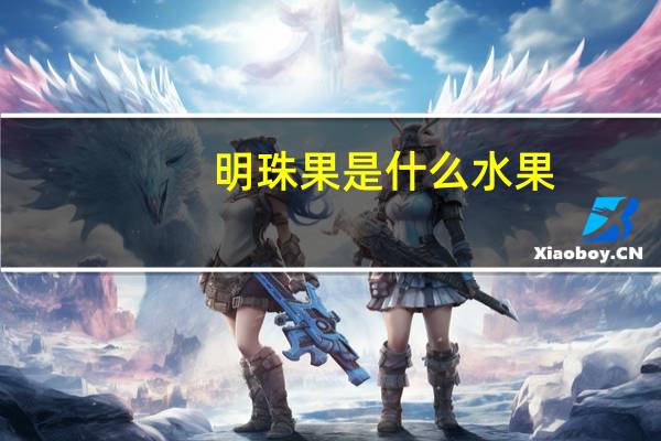 明珠果是什么水果