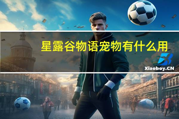 星露谷物语宠物有什么用