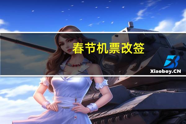 春节机票改签