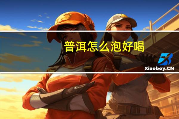 普洱怎么泡好喝