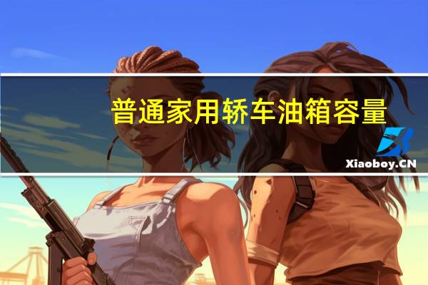 普通家用轿车油箱容量