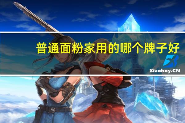 普通面粉家用的哪个牌子好