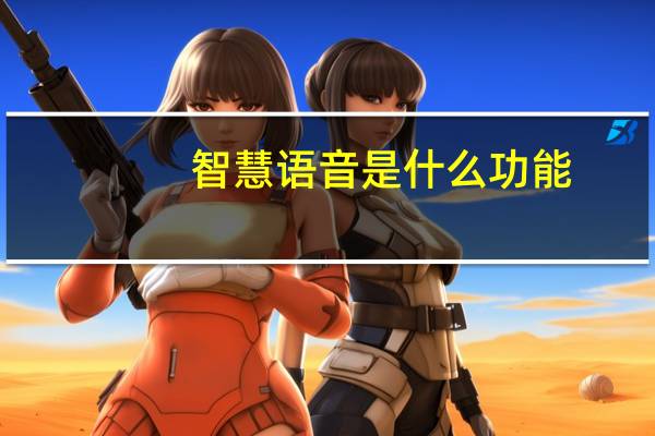 智慧语音是什么功能