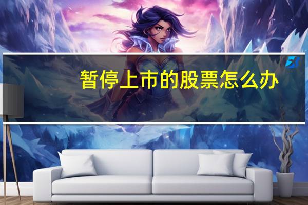 暂停上市的股票怎么办
