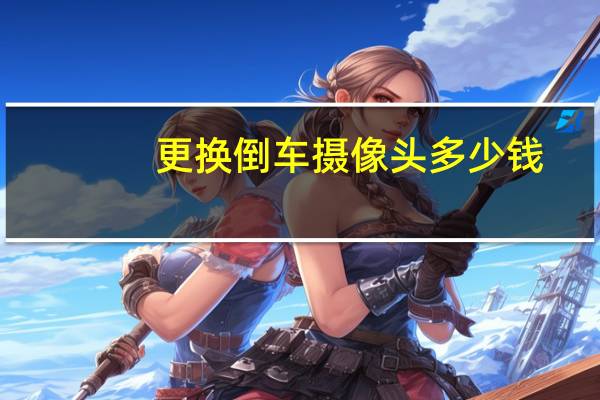 更换倒车摄像头多少钱