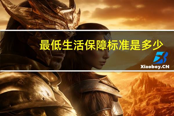 最低生活保障标准是多少
