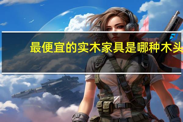 最便宜的实木家具是哪种木头