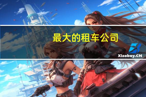最大的租车公司