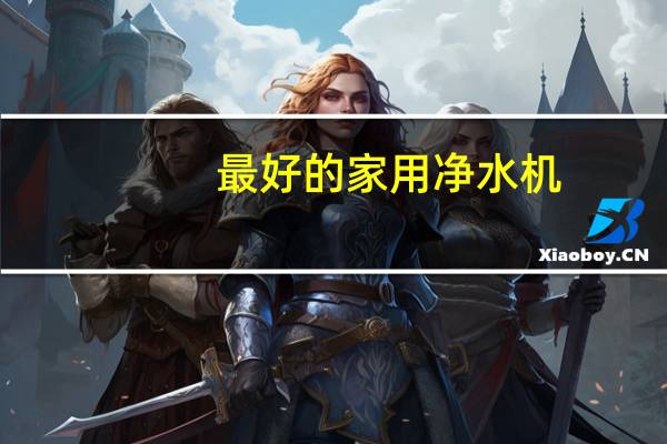 最好的家用净水机