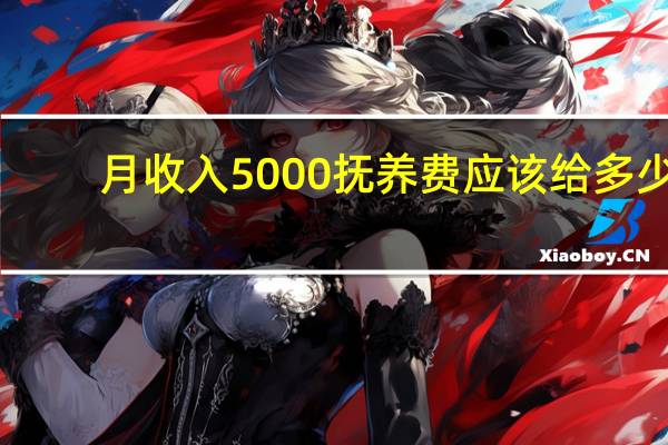 月收入5000抚养费应该给多少