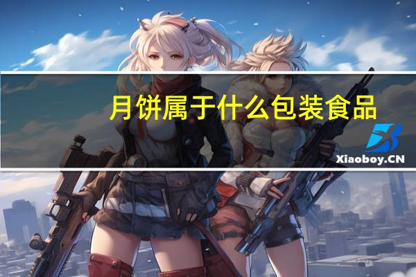 月饼属于什么包装食品