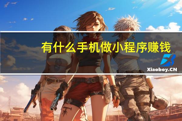 有什么手机做小程序赚钱