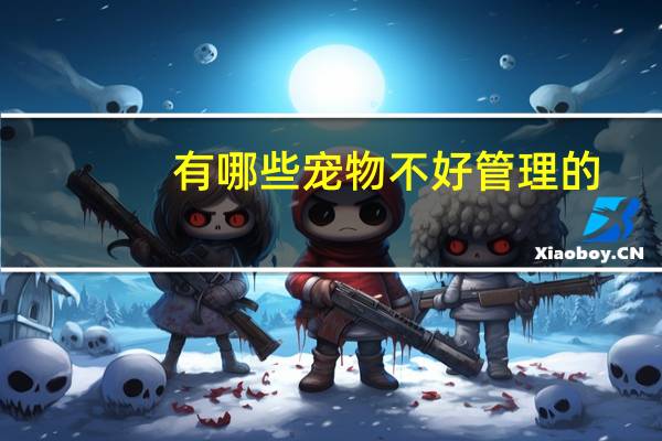 有哪些宠物不好管理的