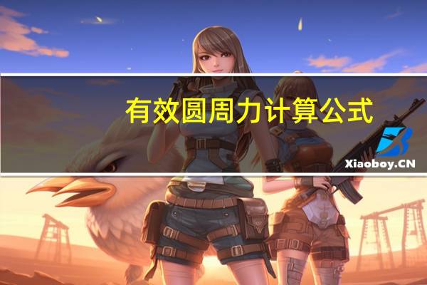 有效圆周力计算公式