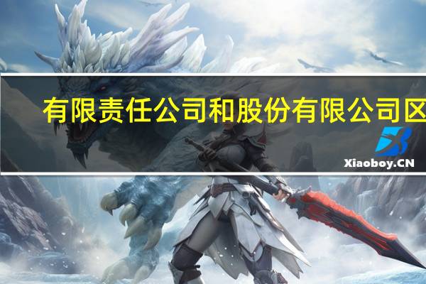 有限责任公司和股份有限公司区别